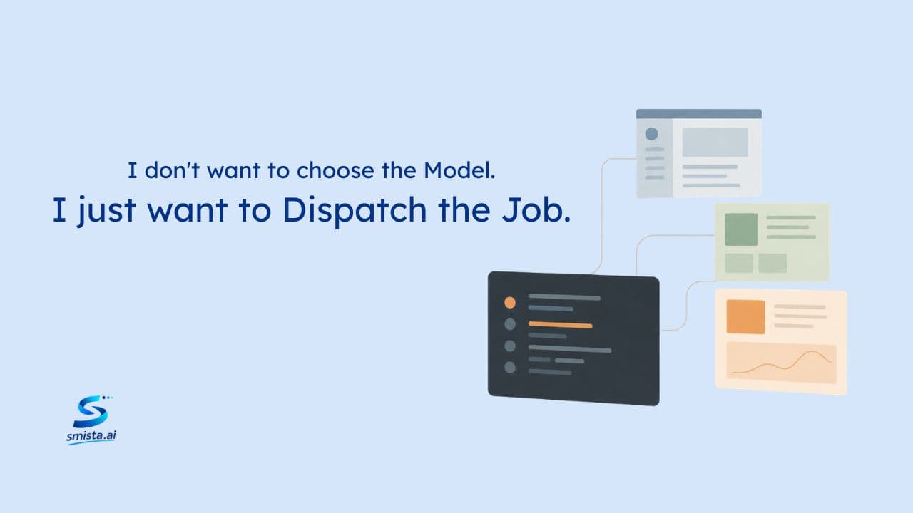 I don't want to choose the Model. I want to Dispatch the Job.